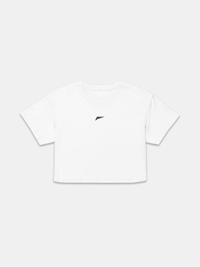 FATE Embroidered Mark Cropped Tee