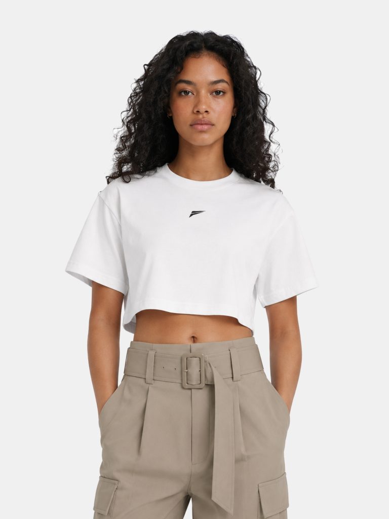 FATE Embroidered Mark Cropped Tee Alternate